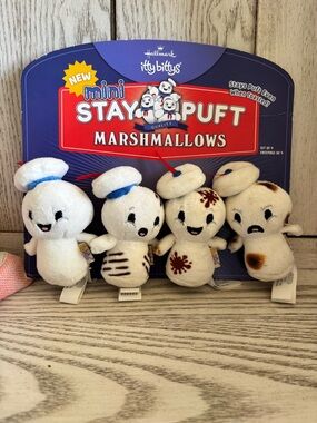 Mini Stay Puft Marshmallows Plush Toy - White